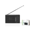 Nedis RDFM1200BK FM/AM rádio kapesní černé