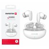 SWISSTEN SONIC bluetooth TWS sluchátka bílá