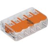 WAGO 221-415 svorka FLEXI s páčkou    5x 0,2 -4mm - 25ks