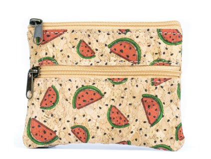 Korková kapsička na peníze