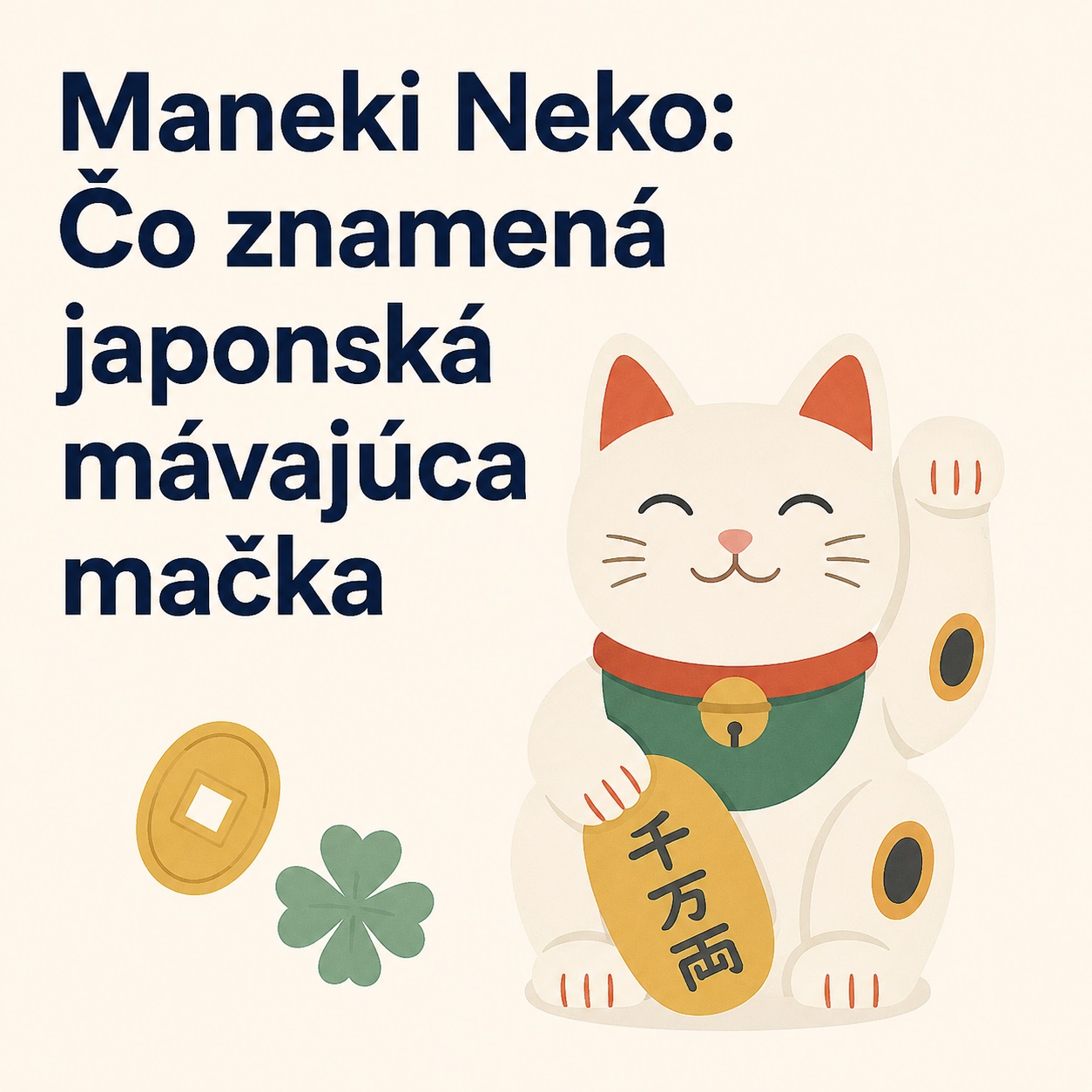 Maneki Neko: Čo znamená japonská mávajúca mačka