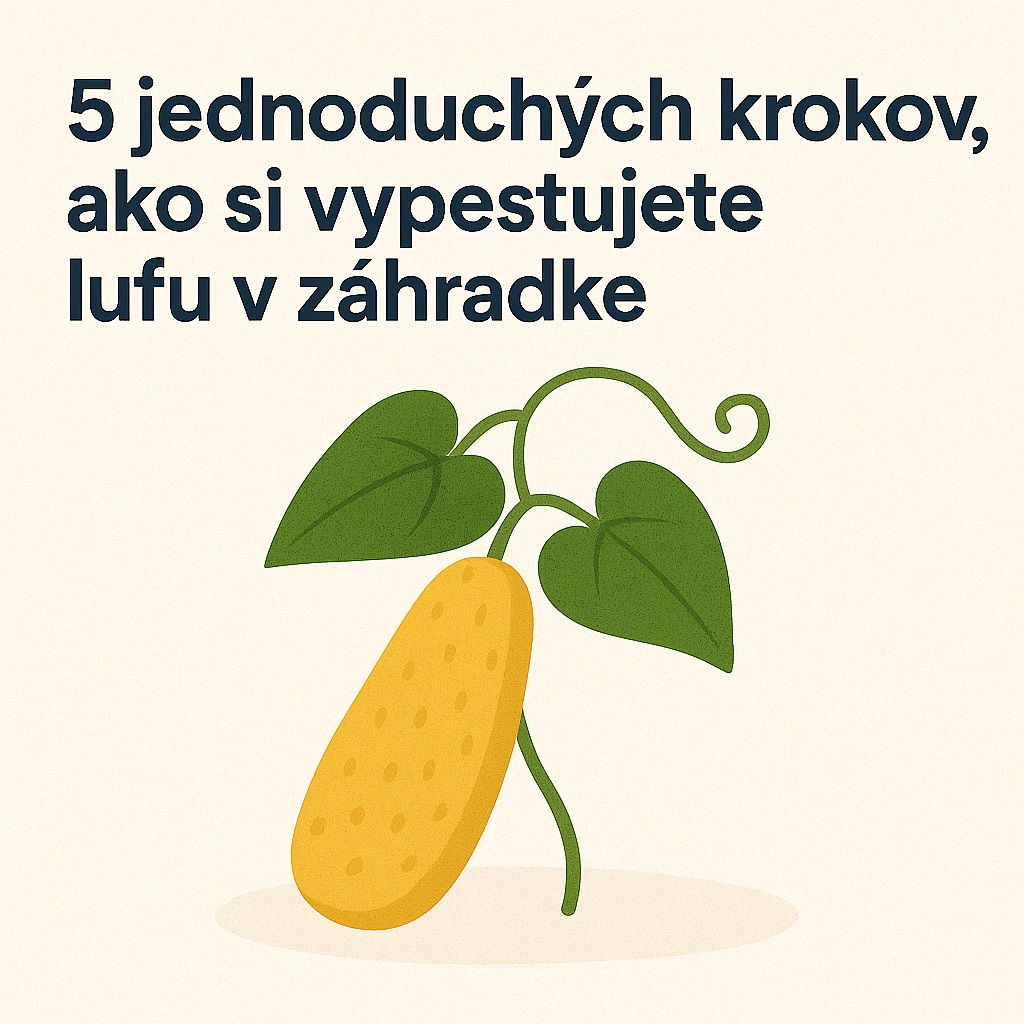 5 jednoduchých krokov, ako si vypestujete lufu v záhradke