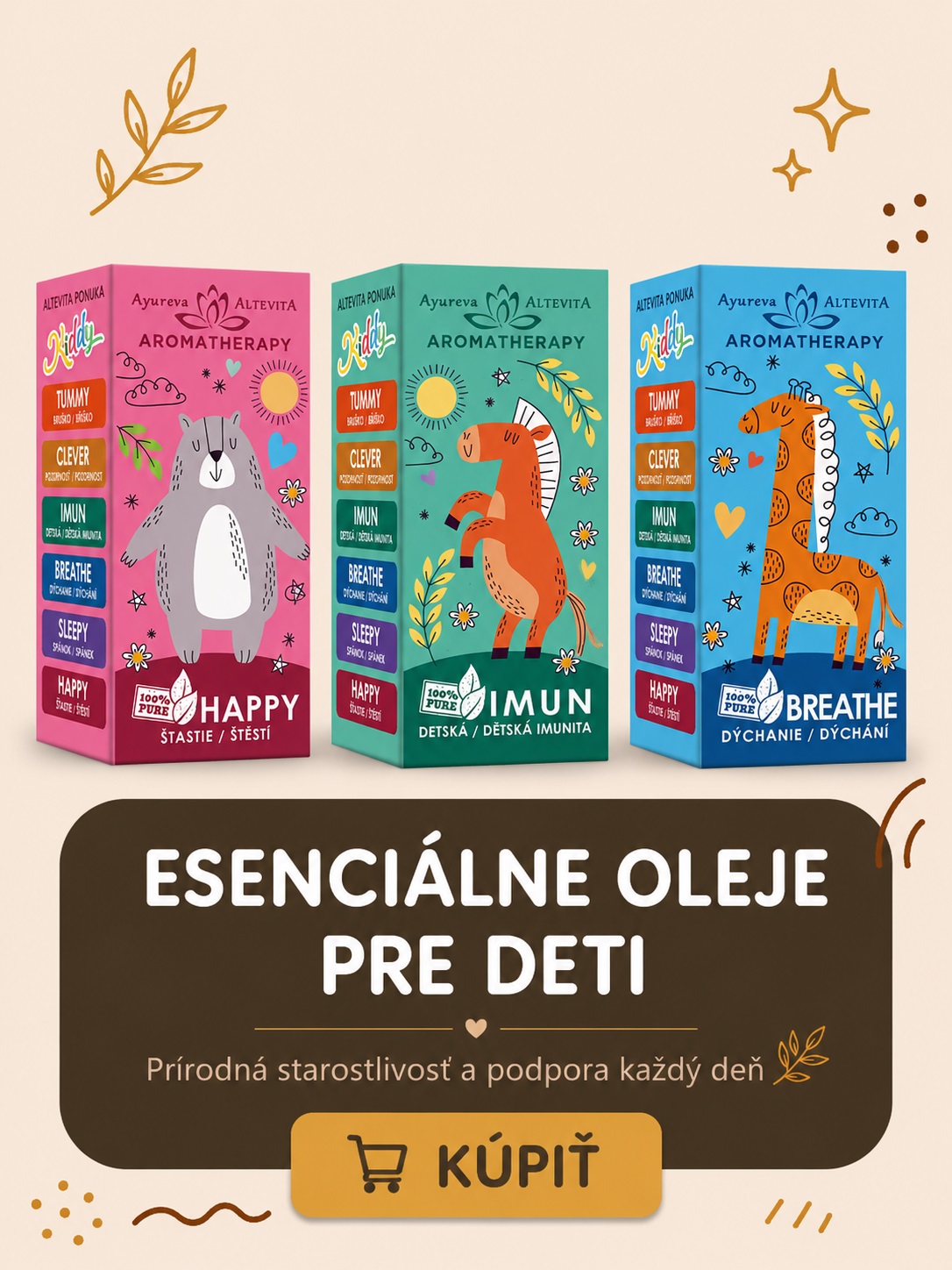 Esenciálne oleje pre deti