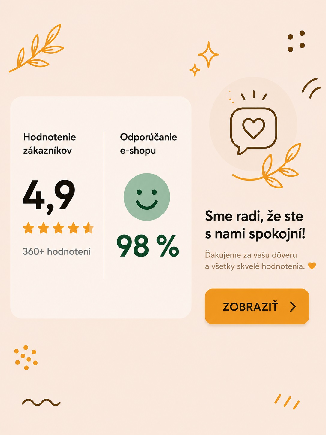 Hodnotenie obchodu