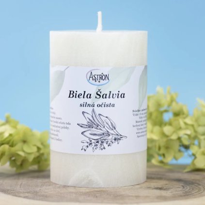 astron sviecka biela salvia