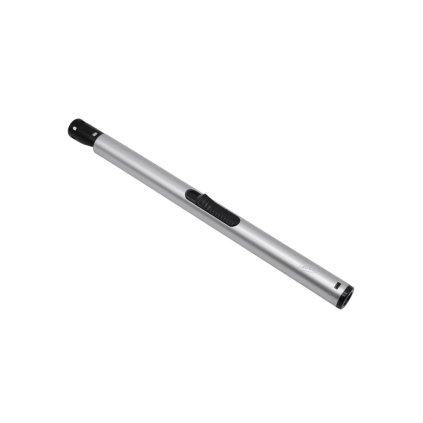 plniaci plynovy zapalovac v striebornej farbe