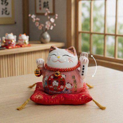 mavajuca macka maneki neko ruzova9