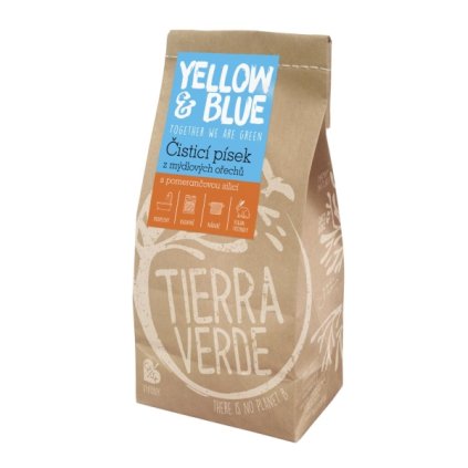 Čistiaci piesok z mydlových orechov 1 kg (papierové vrecko)