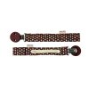 opz HEVEA pacifier holder front back brown