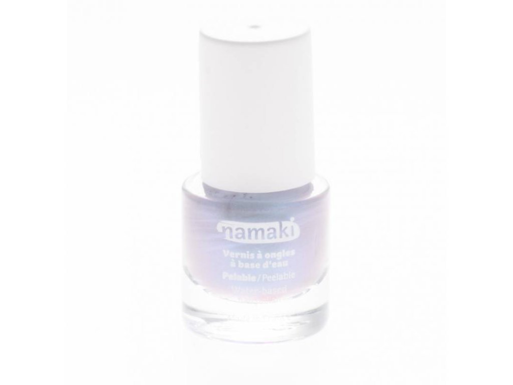 Waterbased Nail Polish 26 Blue Silver