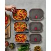 black blum meal prep box set x3 open food 3 sizes