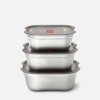 black blum meal prep box set x3 3 different sizes