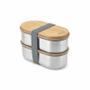 Stainless Steel Bento Box angled