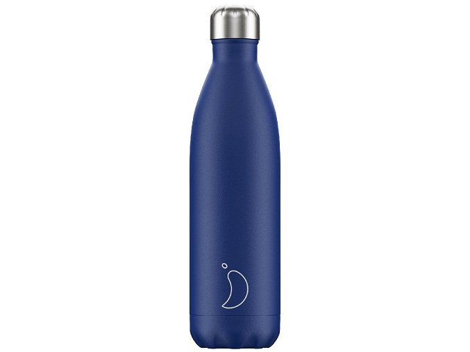 Nerezová fľaška Chilly's 750ml - Matte - Blue