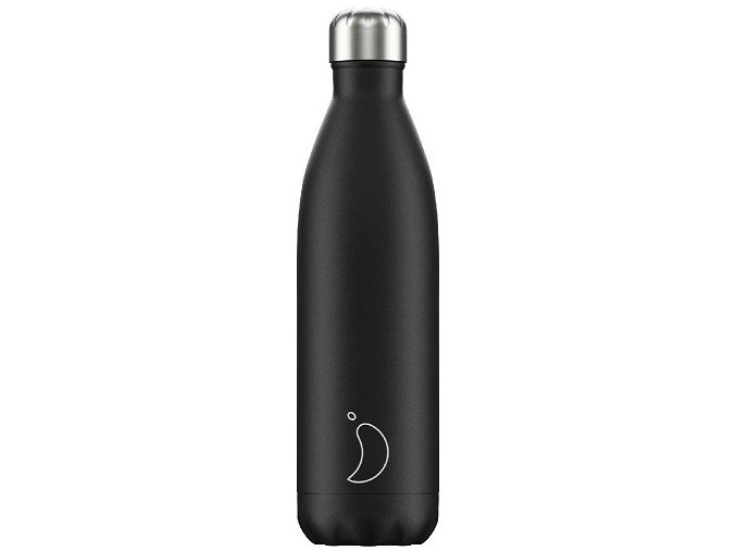 Nerezová fľaška Chilly's 750ml - Mono - Black