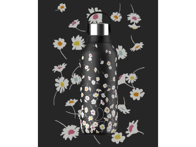 Nerezová fľaška Chilly's Seria 2 - Liberty - Jive Abyss Black