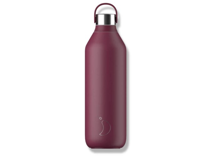 Nerezová fľaška Chilly's Seria 2 - 1000ml - Plum