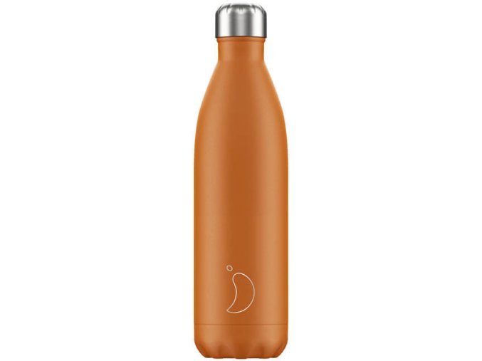 Nerezová fľaška Chilly's 750ml - Matte - Orange