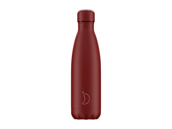 Nerezová fľaška Chilly's - Matte - All Red