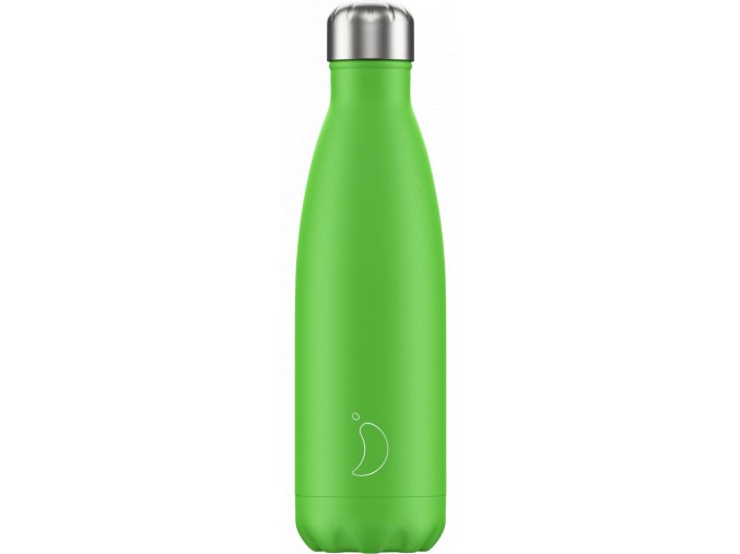 Nerezová fľaška Chilly's Neon Green