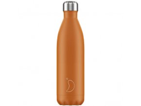 Nerezová fľaška Chilly's 750ml - Matte - Orange