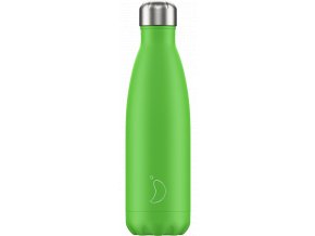 Nerezová fľaška Chilly's Neon Green