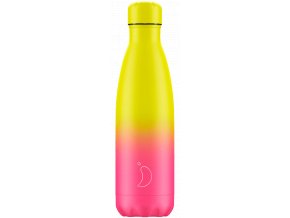 Nerezová fľaška Chilly's Gradient Neon