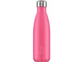 Nerezová fľaška Chilly's - Neon - Pink