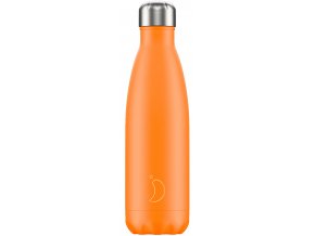 Nerezová fľaška Chilly's - Neon - Orange