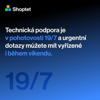 Zákaznická péče je pro jedna z nejdůležitějších služeb, které vám Shoptet poskytuje. 🚀 Proto na zákaznickou linku můžete...