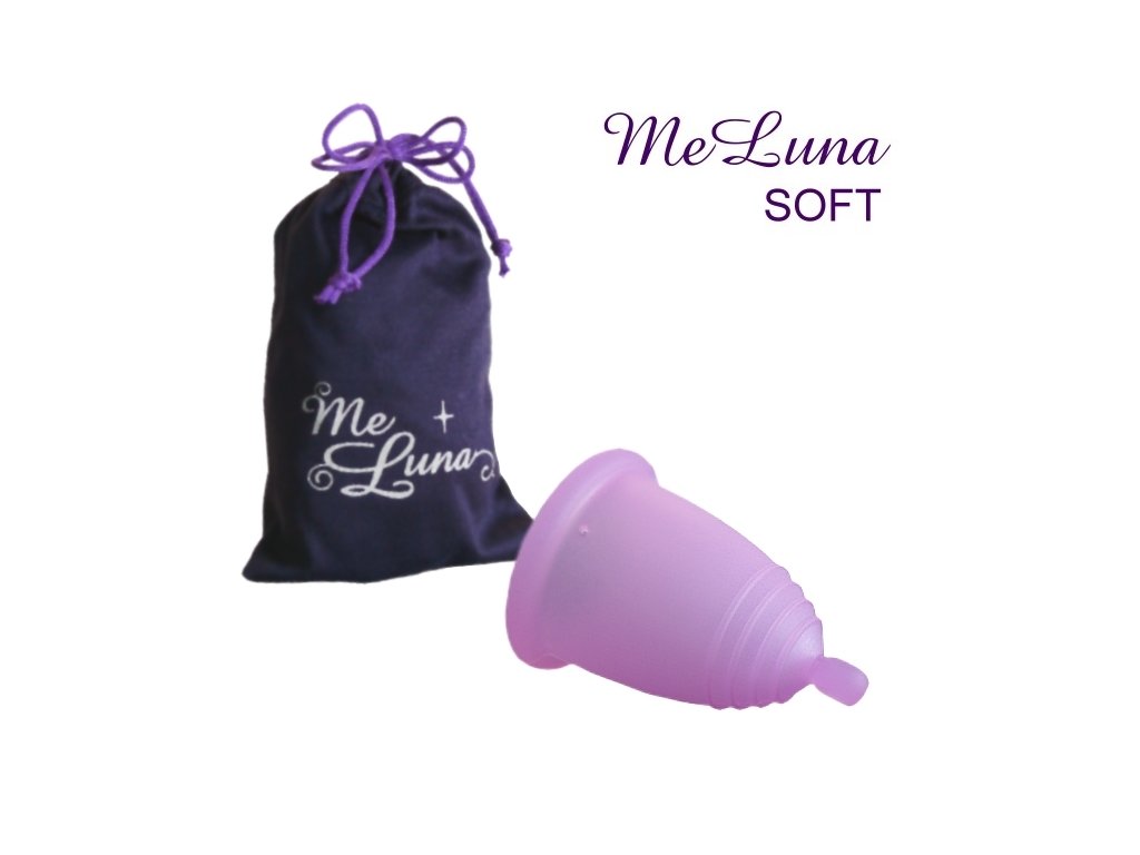 Kubeczek menstruacyjny Me Luna XL różany z kulką