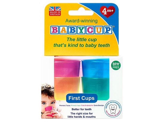 Sada dětských kelímků pro zdravé zoubky Babycup