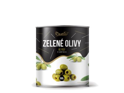 zelene olivy bez pecky 3 kg