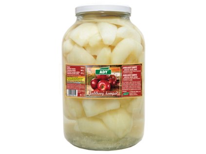 kompo t jablko s tvrt ky 3720ml 3100g ady