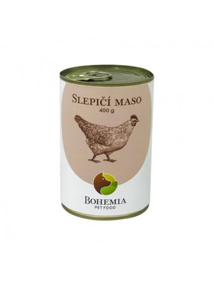 slepičí maso bohemia pet food ecopets 400