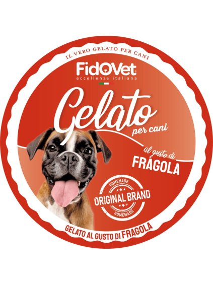 gelato fragola ZMRZLINA pro psy ecopets