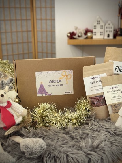 Vanocni box pro psy s hepren dietou