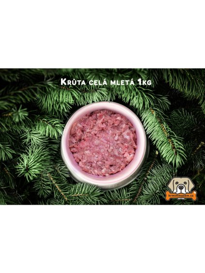 kruta s kosti mleta 1 15 kg ecopets barf beroun