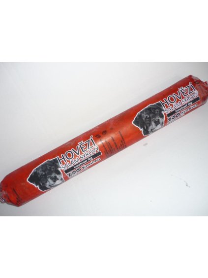 hovezi salam syrovy 1kg barf beroun ecopets