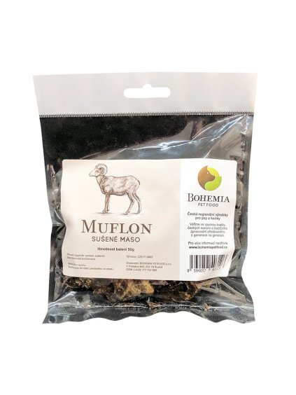 Sušené maso muflon, Ecopets