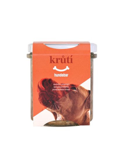 Krůtí maso v skle pro psy, Hundebar, Ecopets