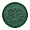 Fiboo ecopets Zpomalovací miska pro psy Slow Fiboowl Xmas Dark Green