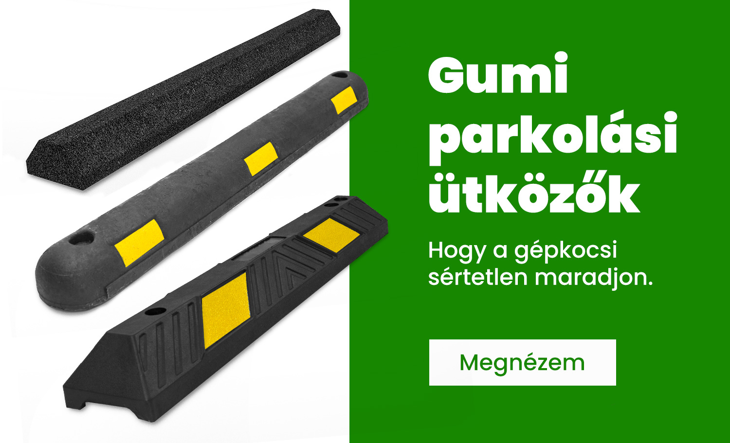 Gumi parkolási ütközők