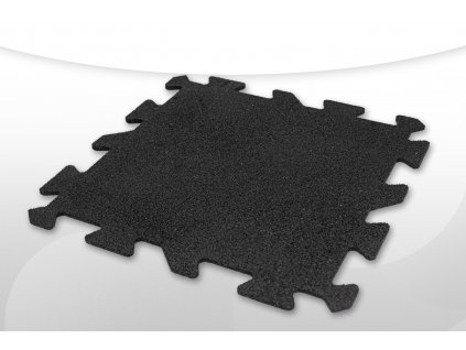 ecoprotect terasz és sport puzzle gumilap fekete 50x50x1 cm, újrahasznosított gumiból 2