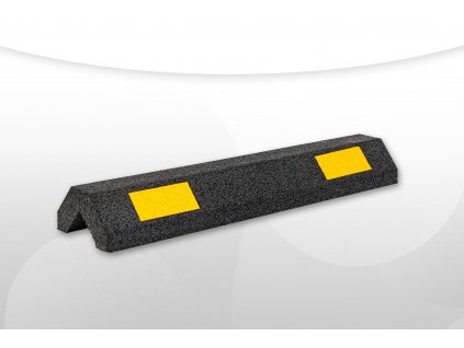 ecoprotect gumi parkolási sarokvédő fali ütköző elem fényvisszaverő csíkokkal ragasztható 50x12x6 3