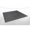 ecoprotect fitnesz és sport gumilap szürke 100x100x2 cm, újrahasznosított gumiból