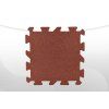 ecoprotect terasz és sport puzzle gumilap vörös 50x50x2 cm, újrahasznosított gumiból