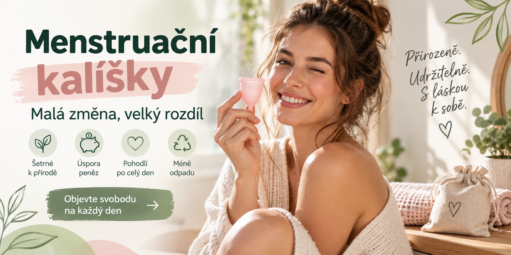 Jak vybrat menstruační kalíšek podle velikosti a věku
