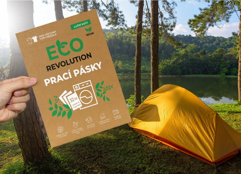 Praní na dovolené? Snadno, ekologicky a bez chemie s pracími pásky EcoRevolution