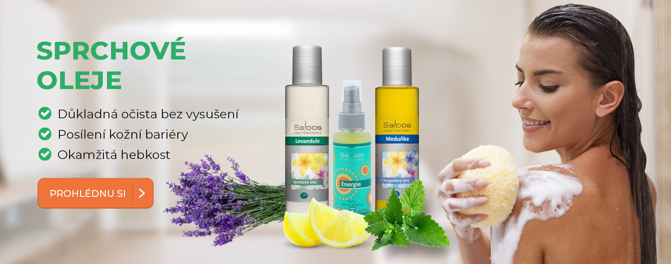Sprchové oleje pro krásnou pokožku